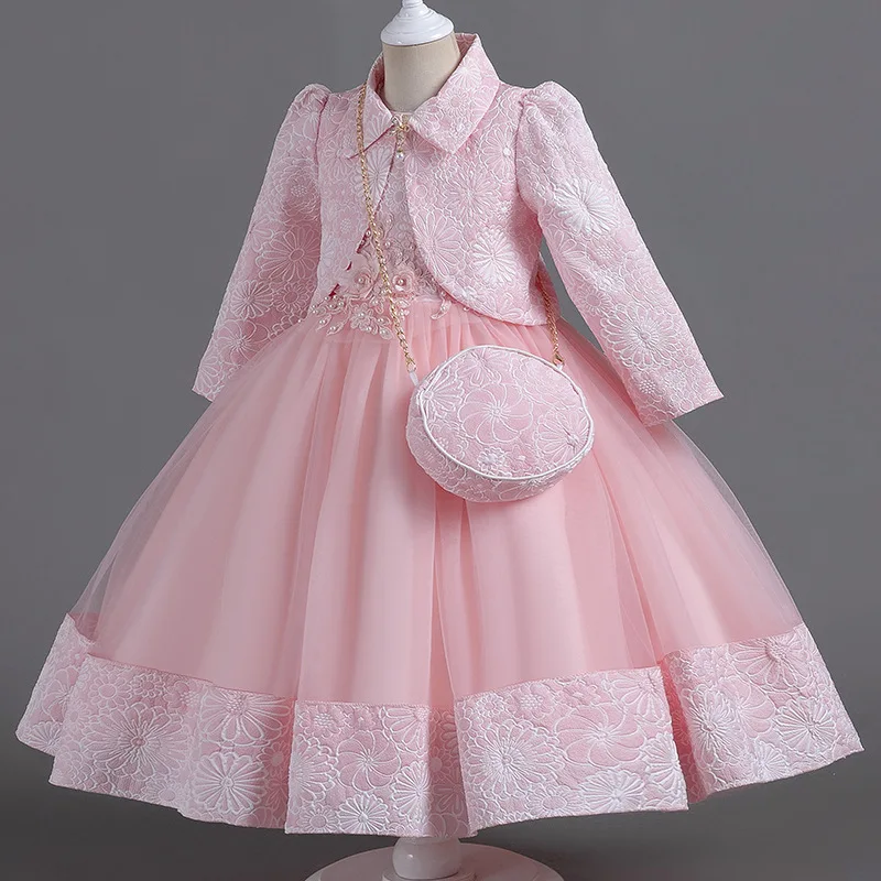 2023-New-Girls-Gowns-Puffy-Yarn-Princess-Dress-Three-Piece-Set-High-end-Long-Sleeve-Birthday.jpg