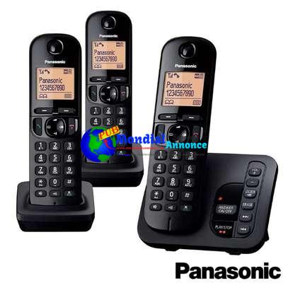 TELEPHONE PANASONIC KX-TGC223 TRIO NOIR