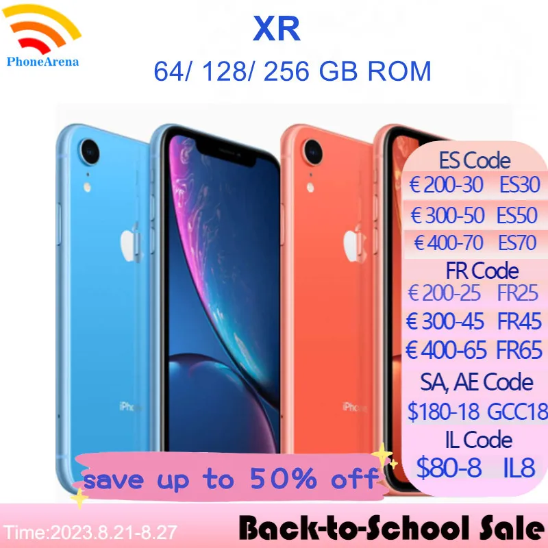 95% New Original Apple iPhone XR 64GB 128GB 256GB ROM 3GB RAM 6.1\