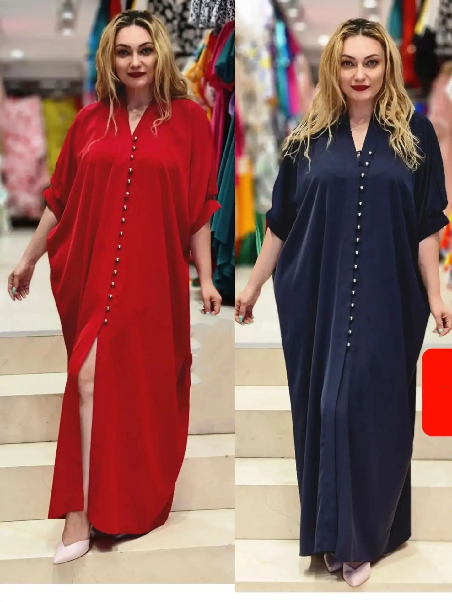 African Pure Dresses For Women 2023 New Muslim Traditional Elbow Sleeve Summer Long Free Size Nigeria Islam Kanga Clothing