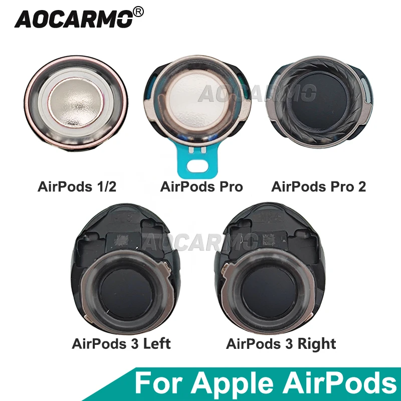 Aocarmo For Apple AirPods 1 2 3 Pro Pro2 Earphone Speaker Headphone Phonation Sound Unit Repair Replacement Part