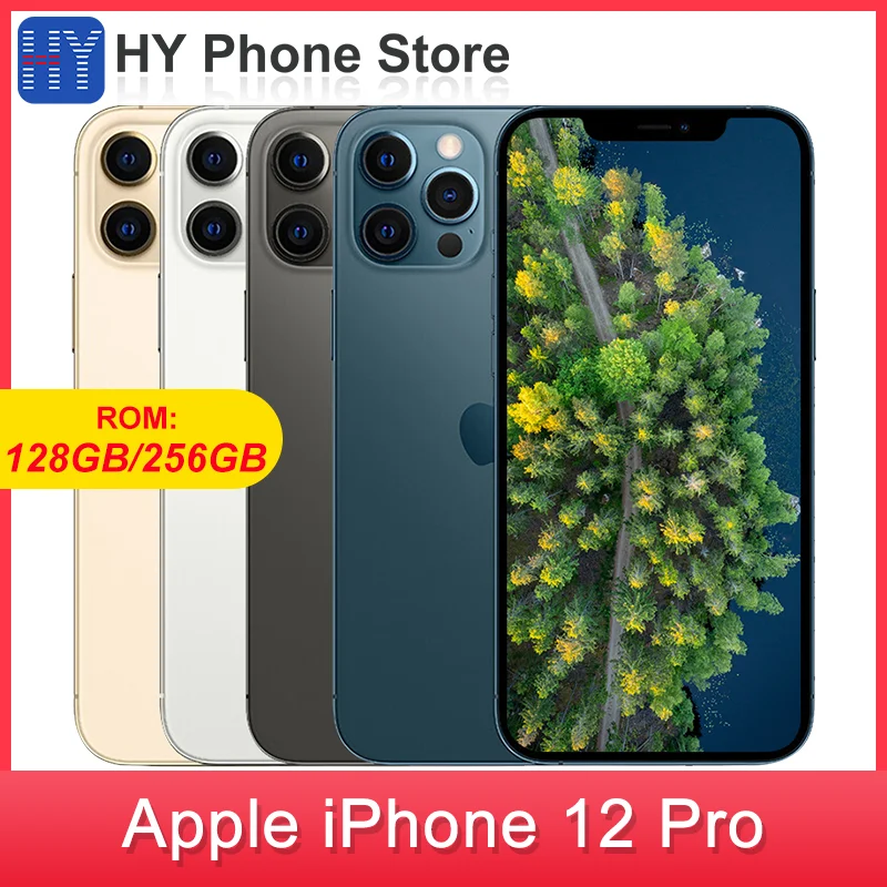 Apple iPhone 12 pro 128GB/256GB ROM Unlocked  A14 Bionic Chip With Face ID 6.1\