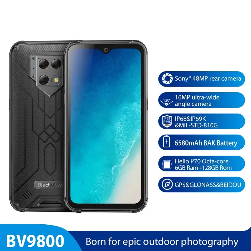 Blackview BV9800 Modular Rugged Smartphone 6.3\