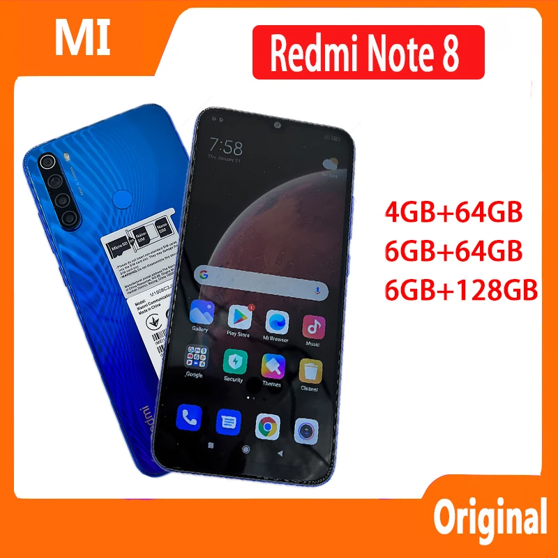 [Clearance Price] Xiaomi Redmi Note 8 smartphone Snapdragon 665 48MP 4000mAh 18W Fast Charge in stock big promotion