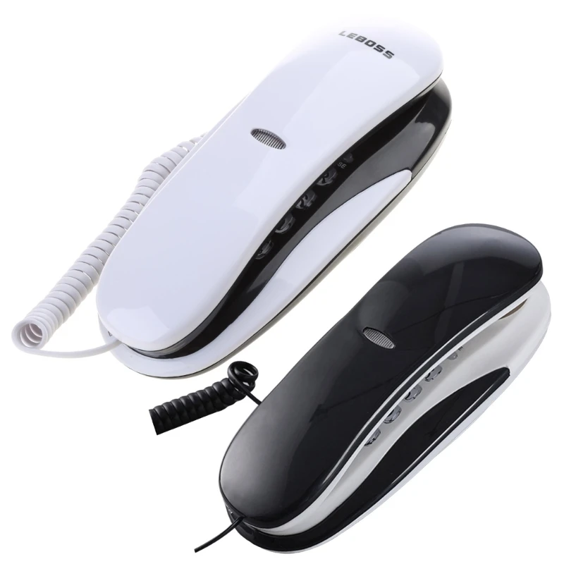 Corded Phones Landline Home Phone Landline Phones Wall Mountable Landline Telephone for Office Hotel Home Bathroom