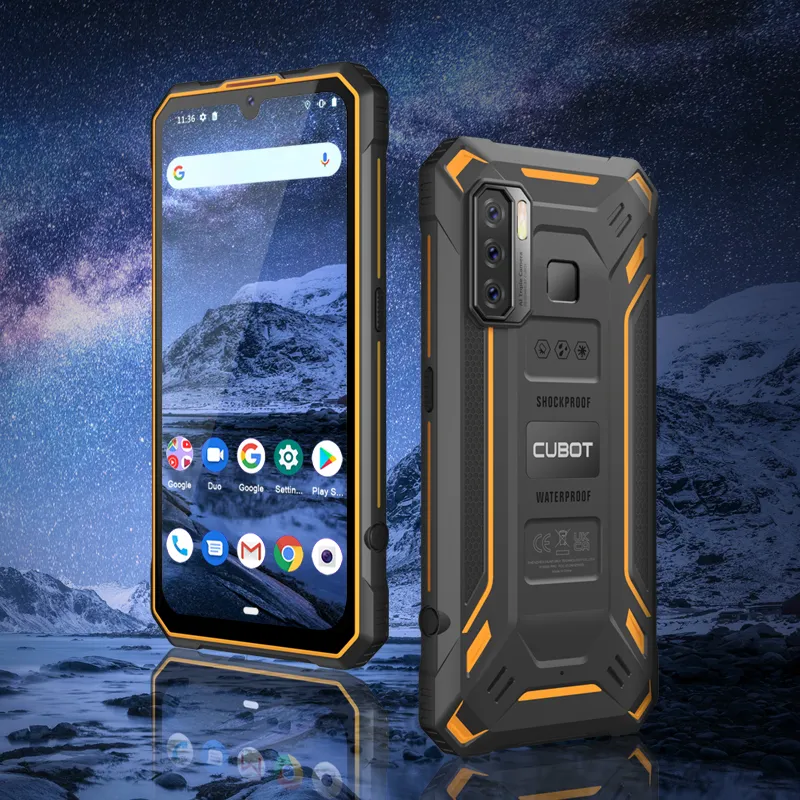 Cubot KingKong 5, IP68 Waterproof, 5000mAh, 48MP Triple Camera, Android 11, NFC, 4GB RAM+32GB ROM, FACE ID Unlock, 4G Dual SIM