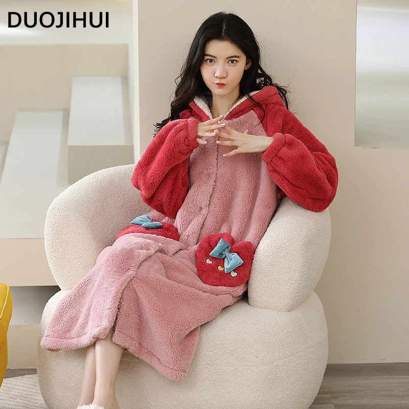 DUOJIHUI-Sweet-Winter-Hooded-Button-Cardigan-Robes-for-Women-Fashion-Pocket-Basic-Simple-Loose-Casual-Flannel.jpg