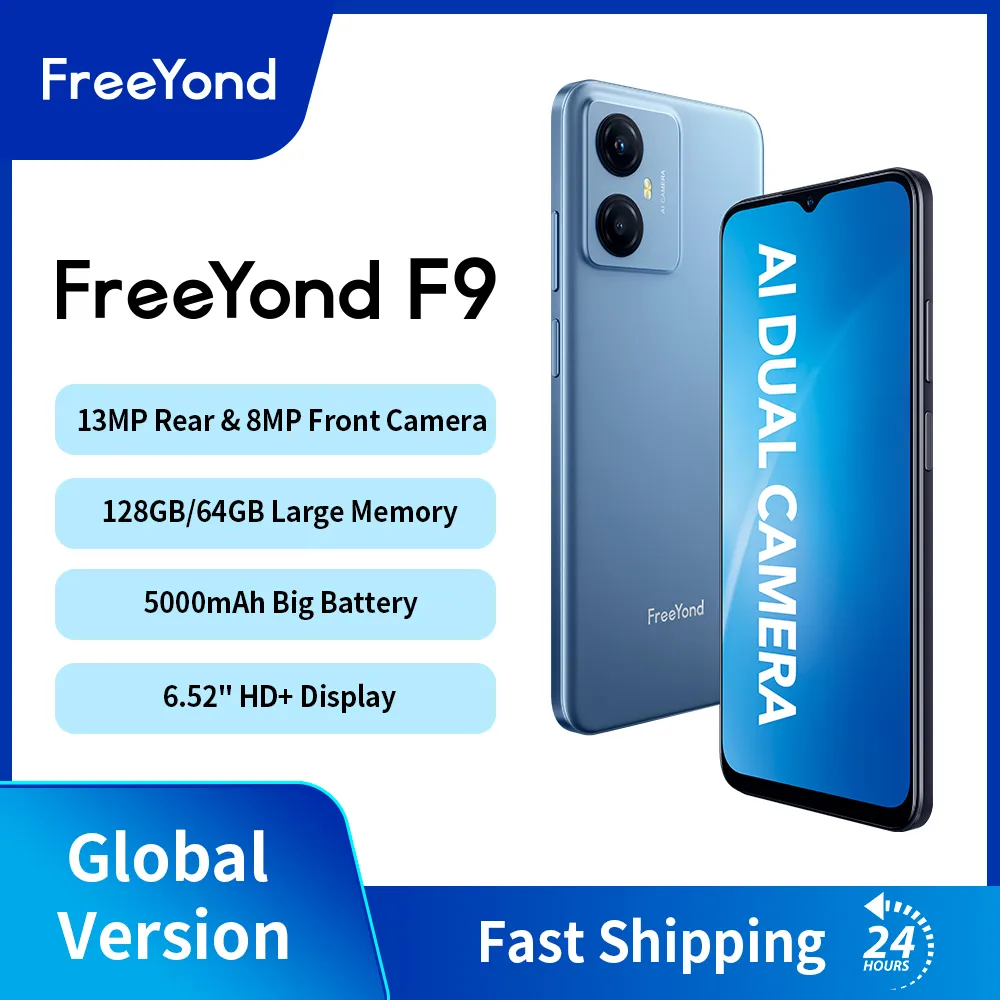 Global Version FreeYond F9 Smartphone 128GB/64GB 6.52\