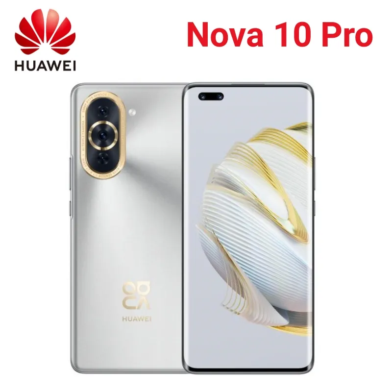 HUAWEI Nova 10 Pro Smartphone HarmonyOS 6.78 inch 50MP+60MP Camera Original Mobile phones 4500mAh 256GB ROM Cell phone