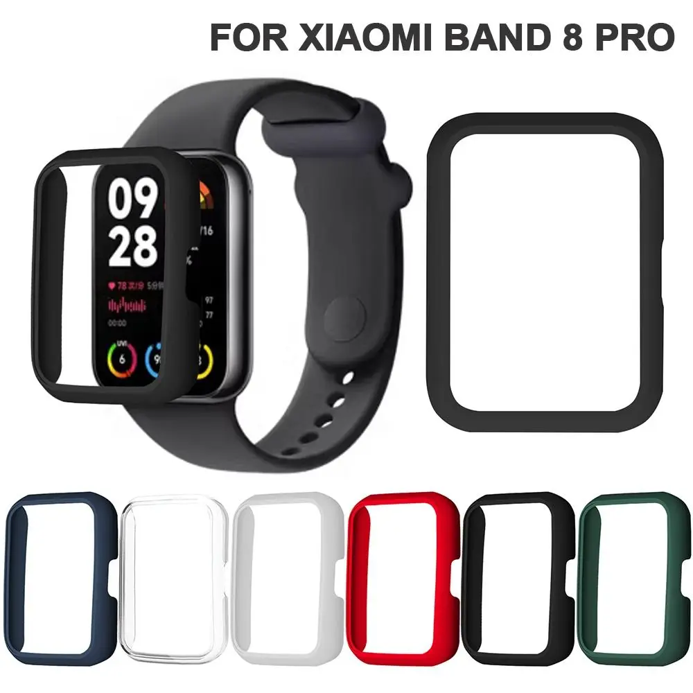 Hard Shell PC Cover New Smart Bumper Screen Protector Watch Accessories Case for Xiaomi Band 8 Pro Smart Watch