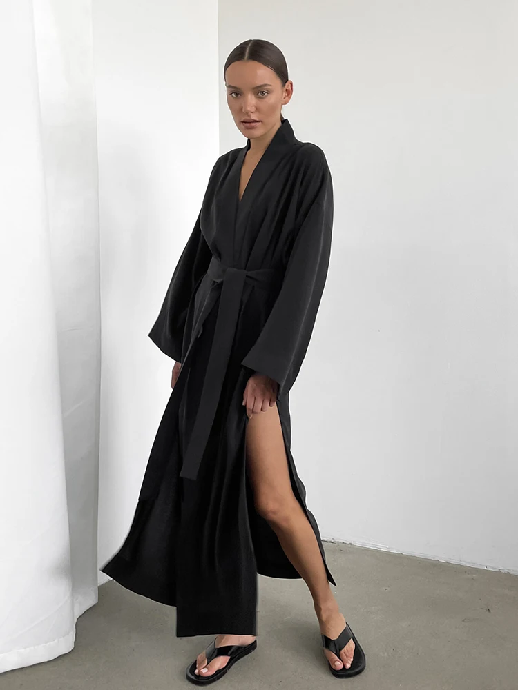 Hiloc-Black-Cotton-Robe-Women-s-Pajamas-With-Belt-Long-Sleeve-Robes-For-Women-Mid-Calf.jpg