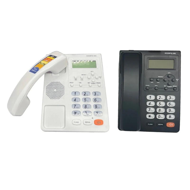 Hotel Landline English Telephone with Caller Corded Telephone for Offices,Home, and Restaurant Identify Incoming Call