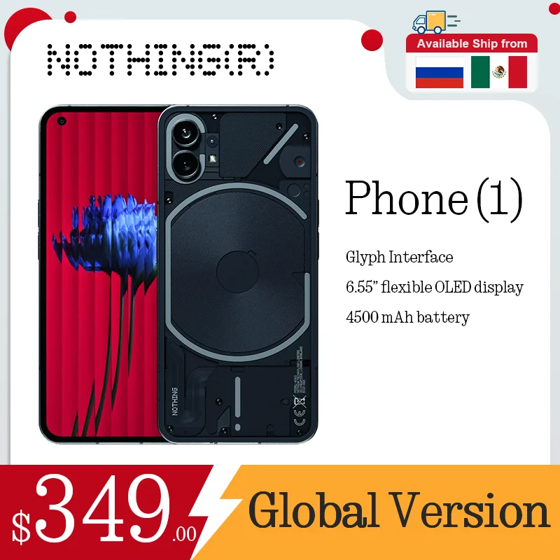 In stock Global Version Nothing Phone (1) Qualcomm Snapdragon 778G+ 6.55\