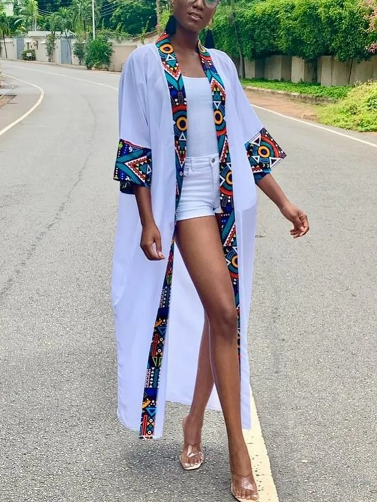 One Piece Polyester African Coat For Women Dashiki New Style Dress African Clothes Fashion Africaine Femme Africa Clothing