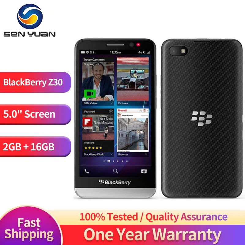 Original BlackBerry Z30 4G Mobile Phone 5.0\
