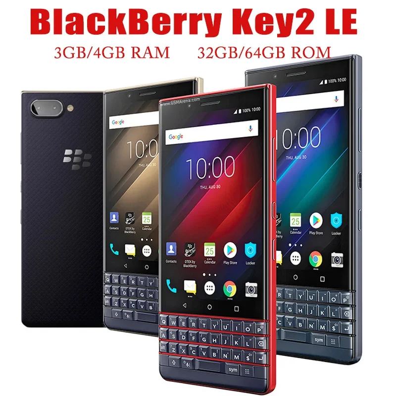 Original Unlocked BlackBerry KEY2 LE Octa-core13 MP Mobile Phone 4.5\