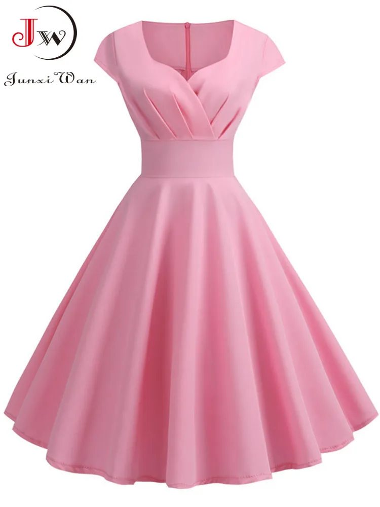 Pink-Summer-Dress-Women-V-Neck-Big-Swing-Vintage-Dress-Robe-Femme-Elegant-Retro-pin-up.jpg