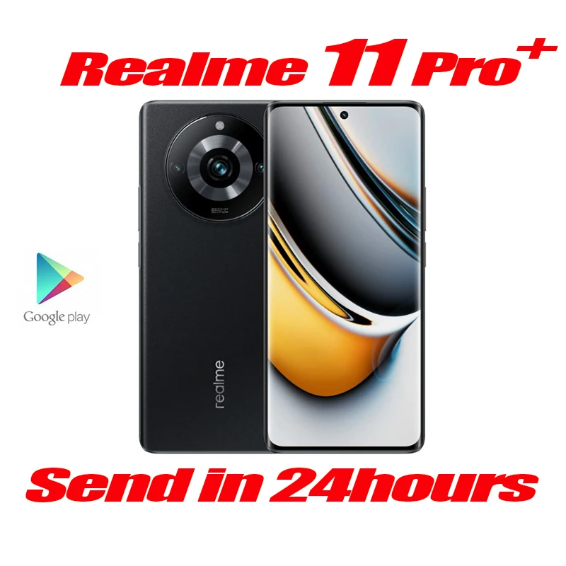 Realme 11 Pro Plus + 5G  MTK Dimensity7050 6.7inch AMOLED 200MP Rear Camera NFC 5000mAh 100W Super Charge