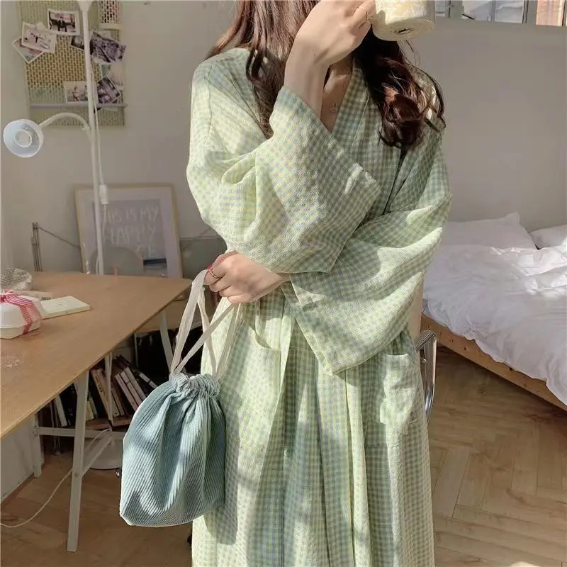 Robe-Women-s-Pajamas-Home-Clothes-Waffle-Long-Sleeve-Cotton-Robes-Korean-Fancy-Chest-Open-Nightgown.jpg