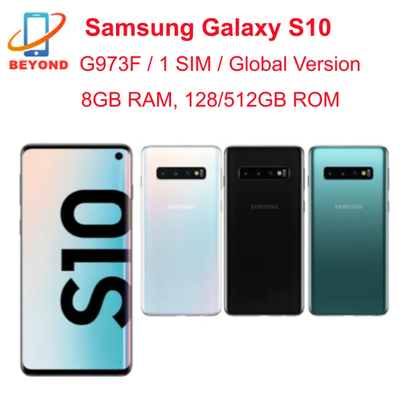 Samsung Galaxy S10 G973F 128/512GB ROM Globla Version 8GB RAM Original 6.1\