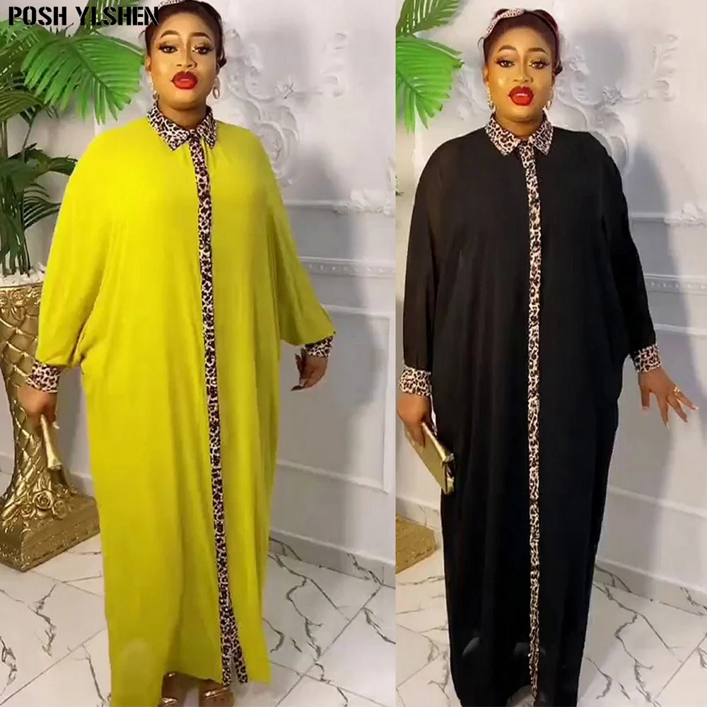 Two Piece Set African Dresses for Women 2023 Summer Traditional Nigeria Hot Drill Caftan Dress Abaya Musulman Robe Femme Clothes