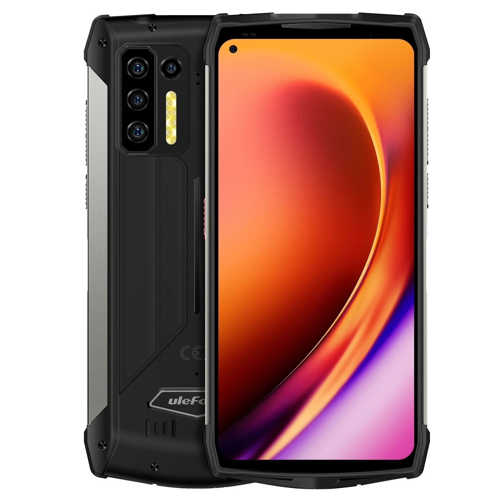 Ulefone Power Armor 13 8GB+128GB 6.81 inch Rugged Phone 13200mAh Battery Quad Back Cameras MTK Helio G95 4G OTG NFC Smartphone