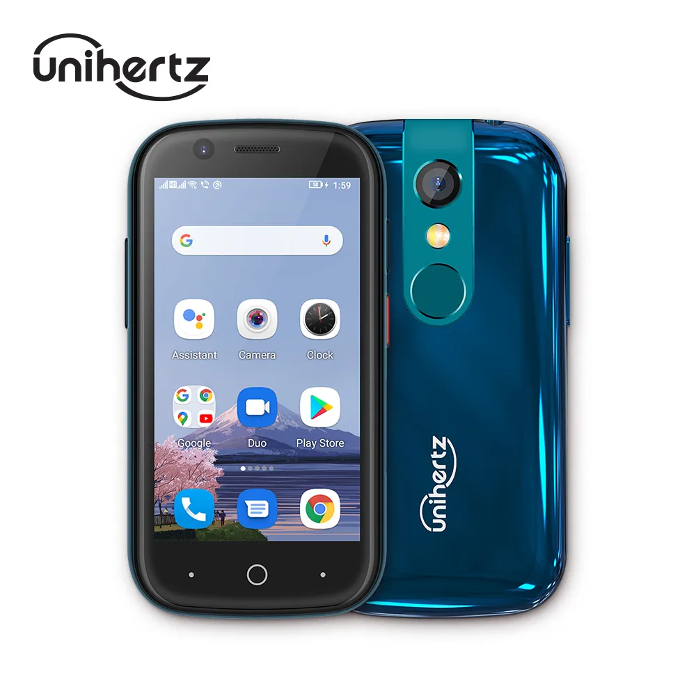 Unihertz Jelly 2 World’s Smallest Android 11 4G Smartphone 6GB+128GB 2000mAh Fingerprint OTG NFC Card Size Super Mini Tiny Phone