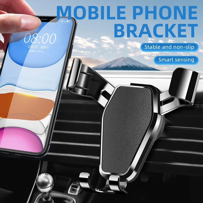 Universal Car Mobile Phone Holder Air Vent Mount Stand No Magnetic Cell Phone Holder For iPhone Samsung Phone In Car GPS Support