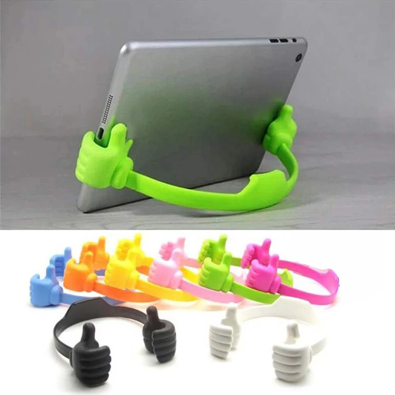 Universal Phone Stand Thumbs-up Desk Holder Portable Cell Phone Tablets Lazy Bracket, for iPhone Samsung Huawei Desktop Bracket