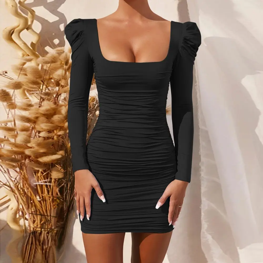 Women-Sexy-Bodycon-Mini-Dress-2023-Autumn-Puff-Sleeve-Long-Sleeve-Slim-Skirt-Square-Collar-Black.jpg