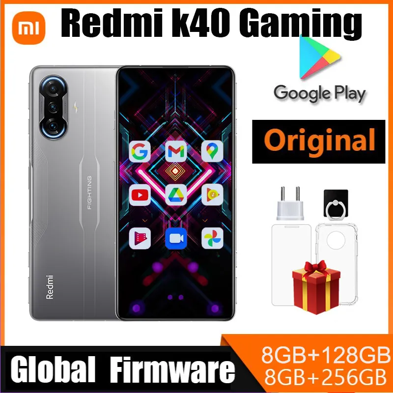 Xiaomi Redmi K40 Gaming Smartphone 128GB Dimensity 1200 Octa Core 120Hz Display 64MP Camera cellphones