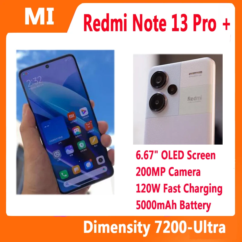 Xiaomi Redmi Note 13 Pro +  5G Smartphone 6.67\