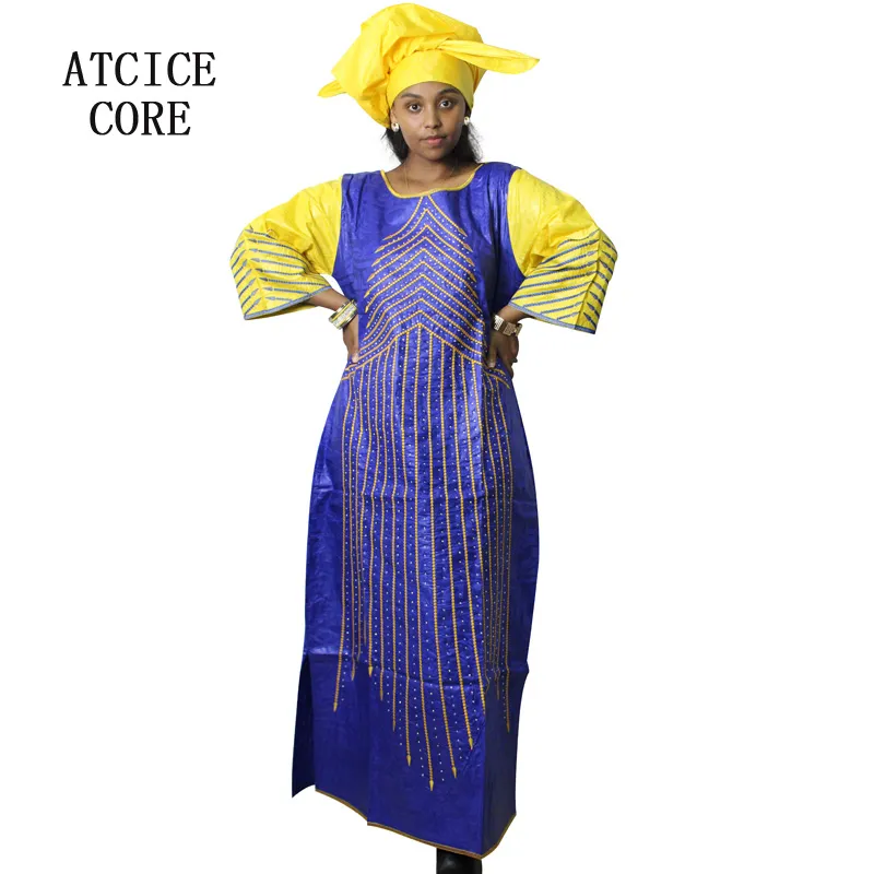 african bazin riche embroidery design dress african dresses for woman lady dress long dress