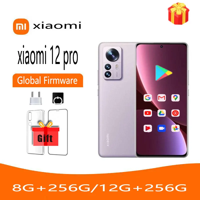 wireless (Wireless reverse) smartphone 5G xiaomi 12 pro Qualcomm Snapdragon 8 Gen1 MIUI 13 full screen  wired fast charging 120w