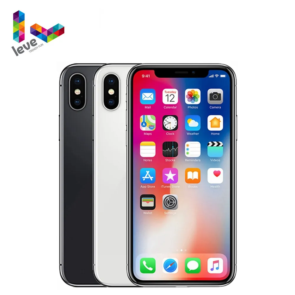 Apple iPhone X Original iOS Mobile Phone 64GB/256GB ROM 3GB RAM Hexa Core 5.8\