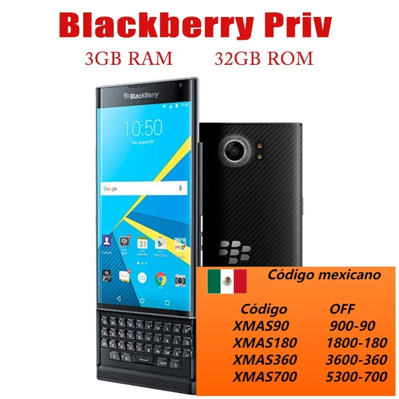 BlackBerry Priv  Cell Phone 5.4\