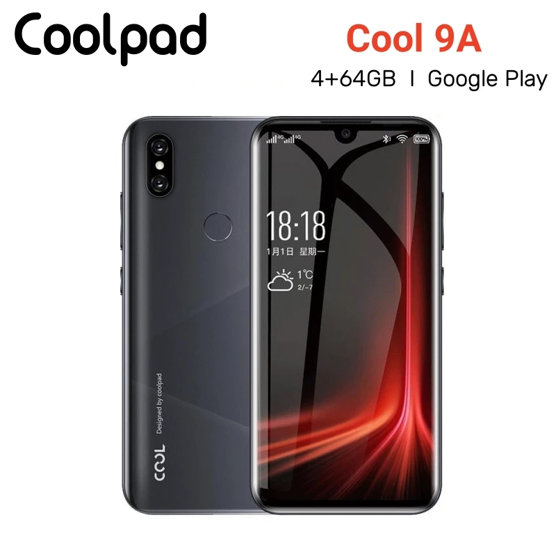 Coolpad Cool 9A Smartphone Android Global Version 5.71 inch 8 Core 4G Network 64GB ROM 4GB RAM 3000mAh Mobile phones Google