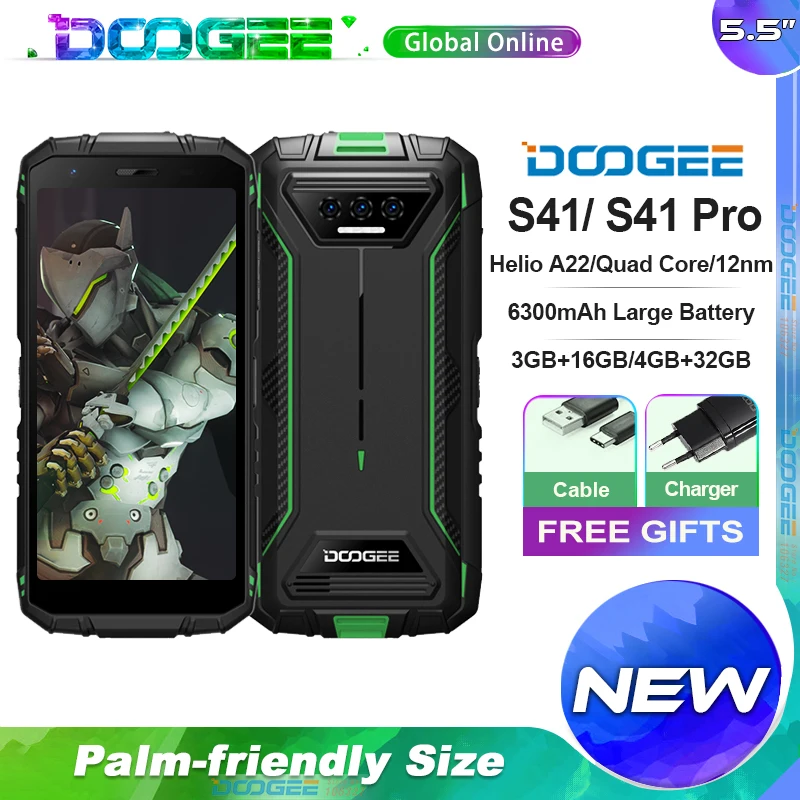 DOOGEE S41 / S41 PRO Rugged Phone 5.5\