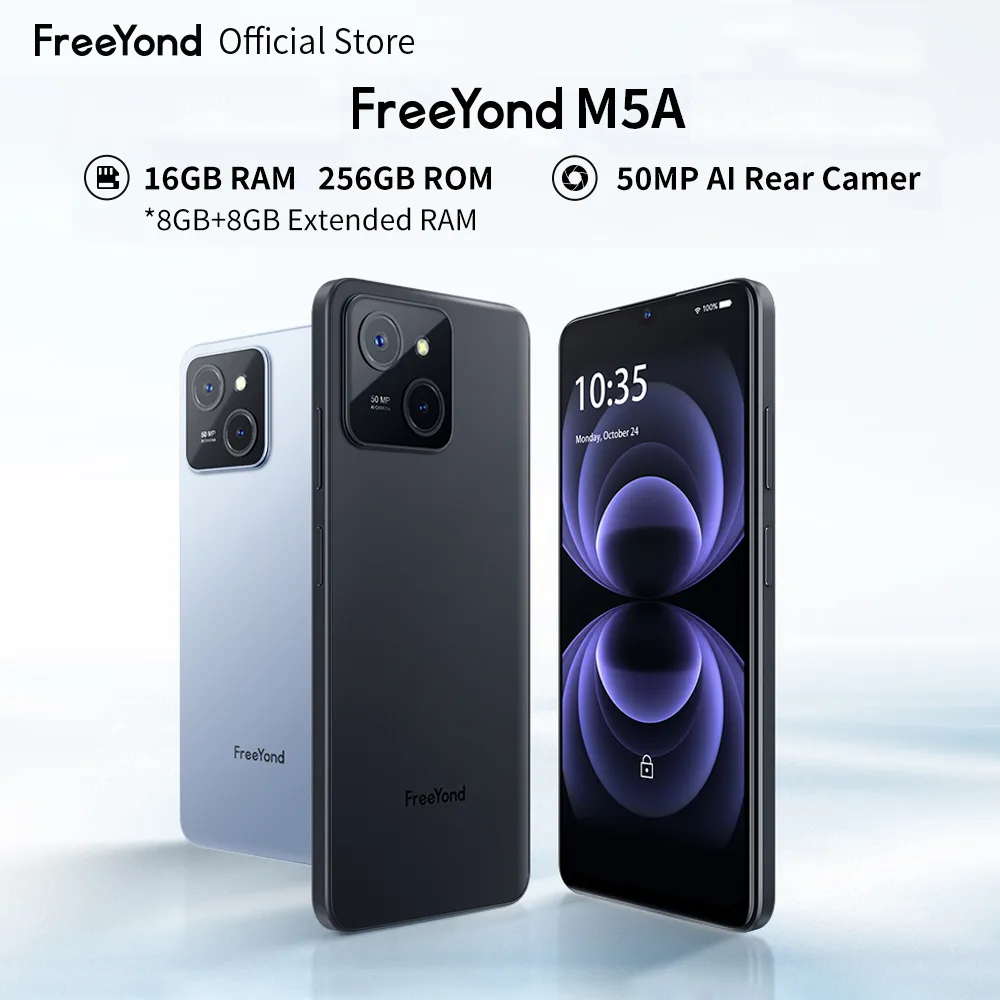 FreeYond 2023 New Phone M5A 256GB ROM 8GB RAM 50MP Cellphone 6.6\