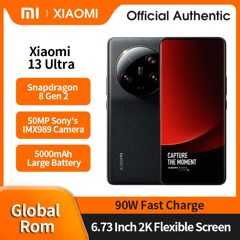 Global Rom Xiaomi 13 Ultra 5G Smartphone 5000mAh 2K 6.73\