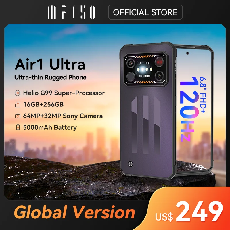 IIIF150 Air1 Ultra Rugged Night Vision Smartphone 6.8\