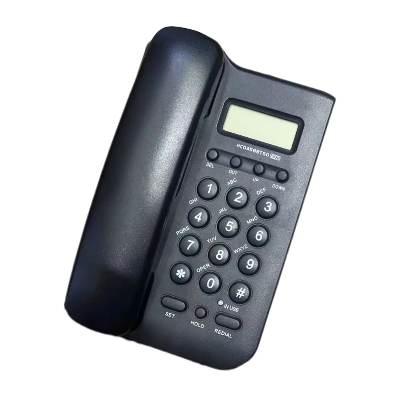 N80D Corded Telephone for Desk  Landline Desktop House Phone Seniors Caller  Integrated Telephone with Call for Home