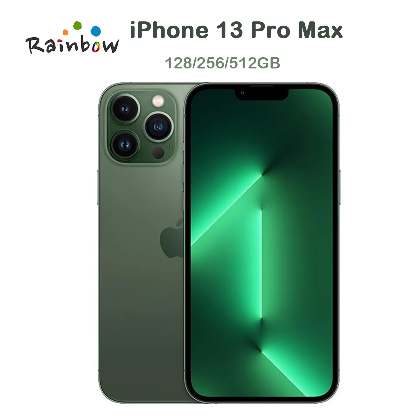 Original Apple iPhone 13 Pro Max 128GB 256GB 512GB 1TB ROM Genuine OLED A15 IOS Face ID NFC Unlocked 5G Cell Phone