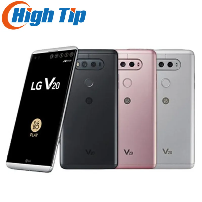 Original Unlocked LG V20 4GB RAM 64GB ROM Android OS 7.0 5.7”inch Screen Snapdragon 820 16MP+8MP Camera 4G LTE Smartphone lgv20