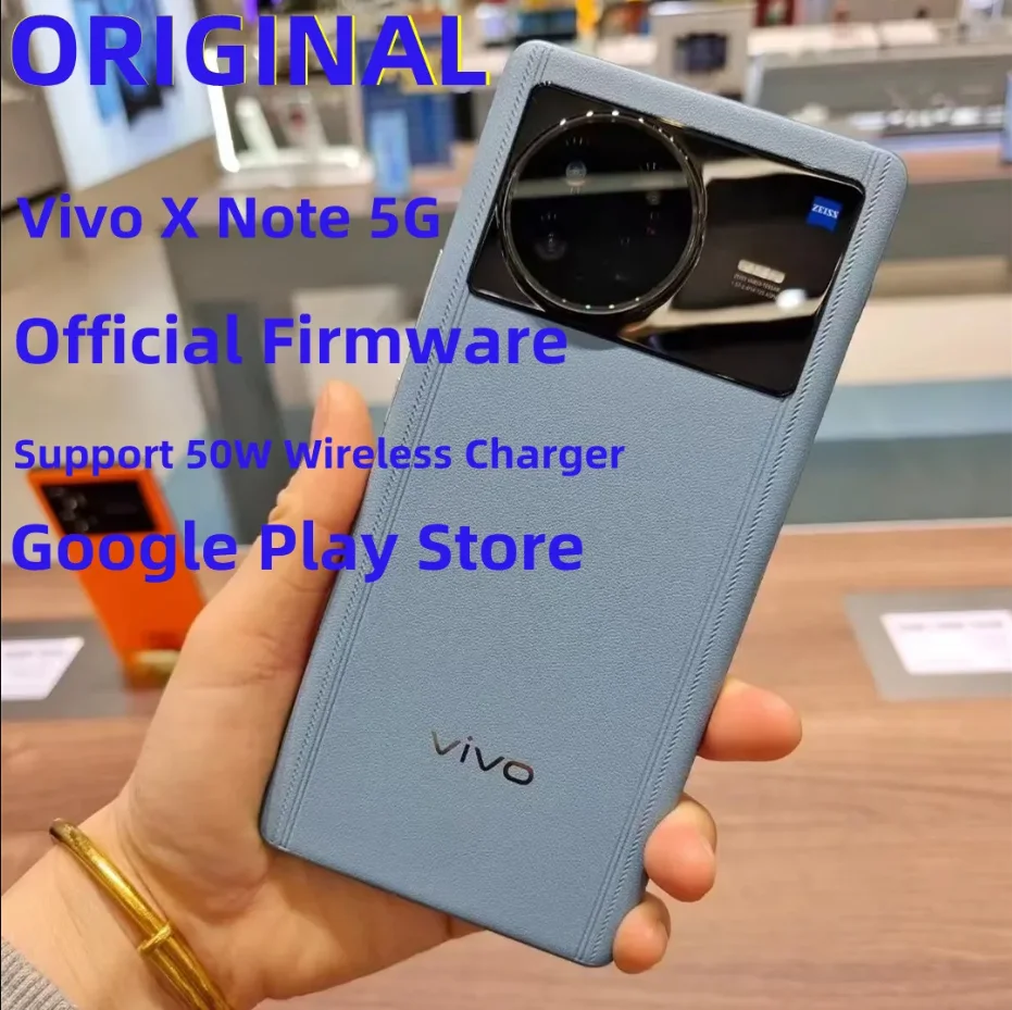 Original Vivo X Note 5G Smart Phone Snapdragon 8 Gen 1 Fingerprint 7.0\
