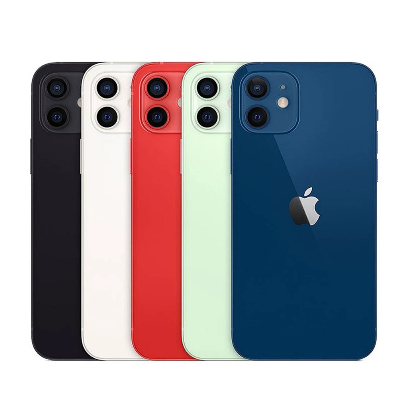 Original iPhone 12 5G 64GB/128GB/256GB LTE Mobile Phone IOS A14 Bionic Hexa Core 6.1” Dual 12MP Face ID e-Sim 4GB RAM NFC