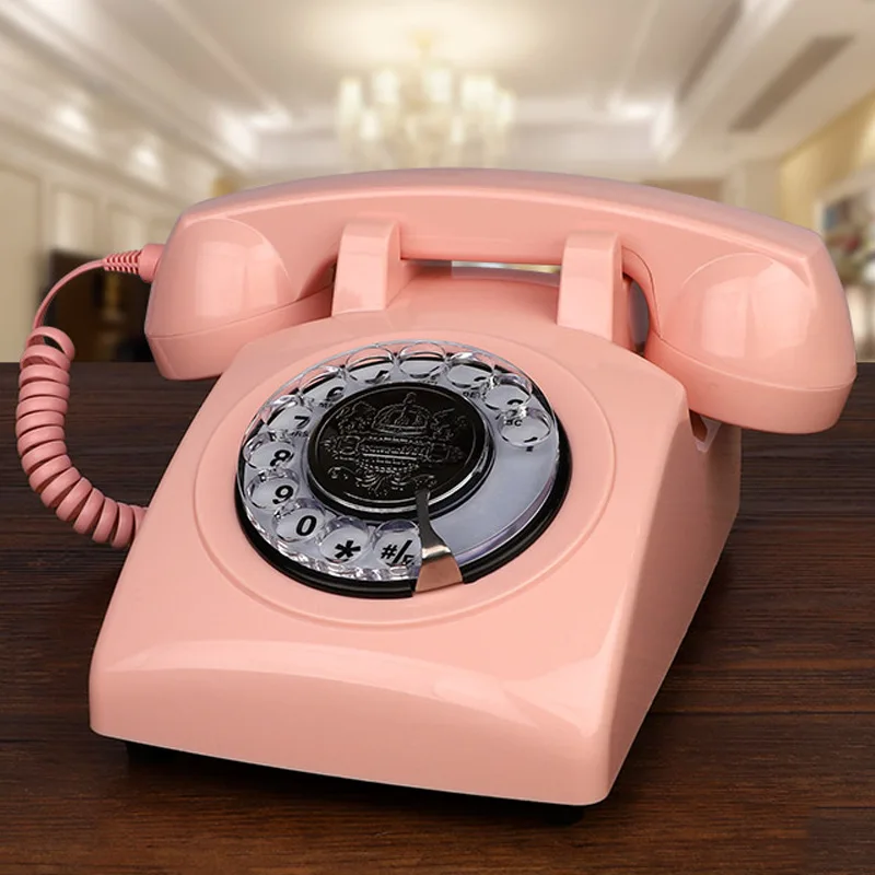 Pink-Telephones-Corded-Telephone-Classic-Rotary-Dial-Home-Office-Phones-Antique-Vintage-Telephone-of-1930s-Old.jpg