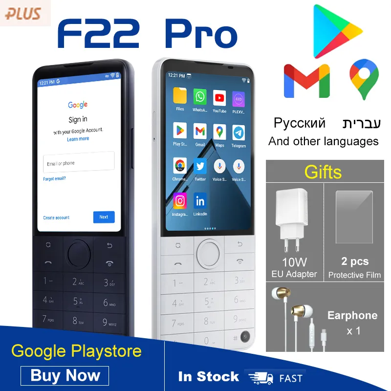 Qin F22 Pro MTK Helio G85 Duoqin Wifi 3.54 Inch 4GB 64GB Octa Core Bluetooth 5.0 640*960 Touch screen Phone