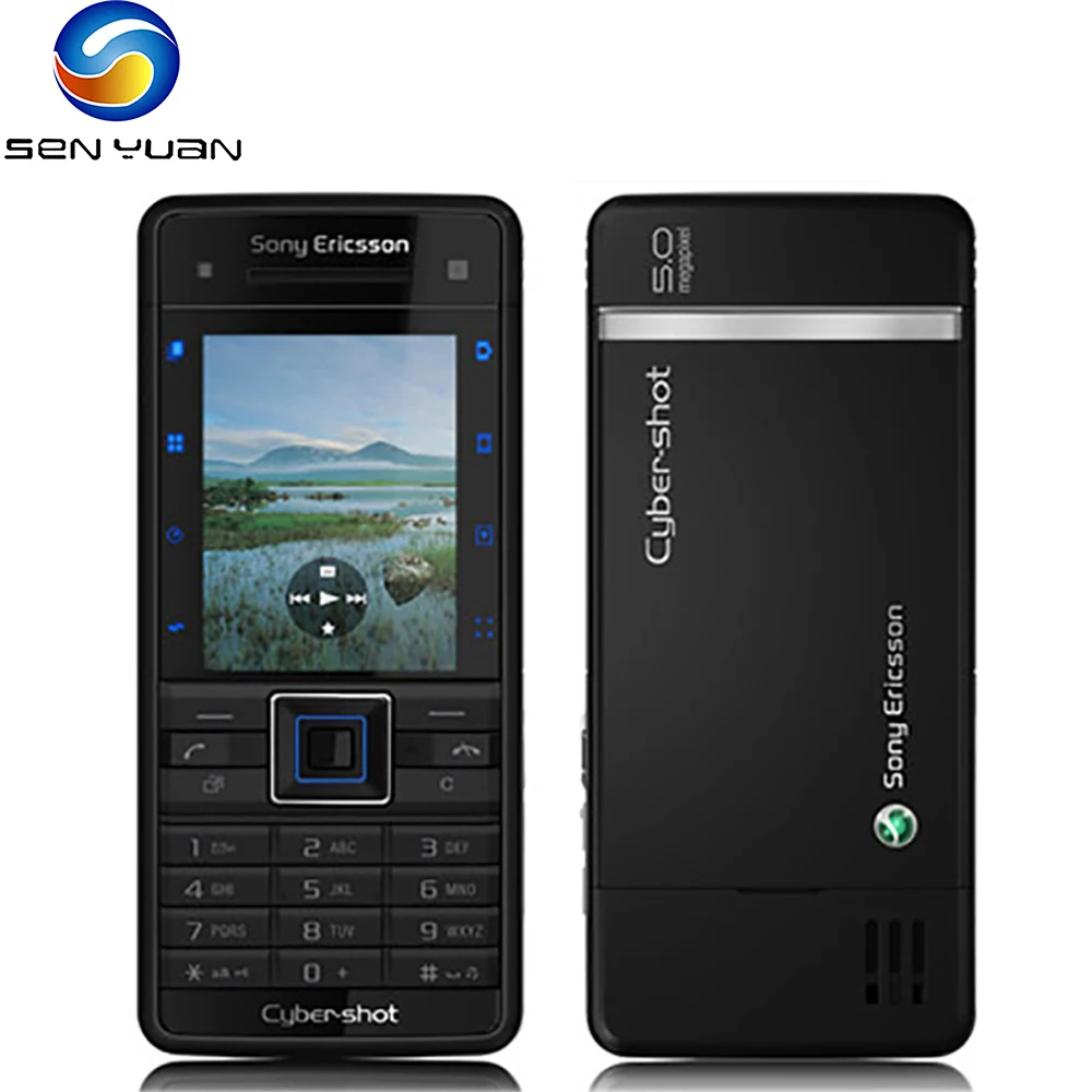 Sony Ericsson C902 Refurbished-Original C902 Unlocked Phone 5MP Camera Mobile Phone FM radio GPS Email MP3 Music