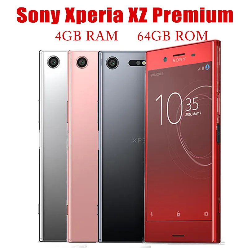 Sony Xperia XZ Premium G8141 G8142 Single/Dual Sim 4G S0-04J Japan Version RAM 4GB ROM 64GB 5.5\